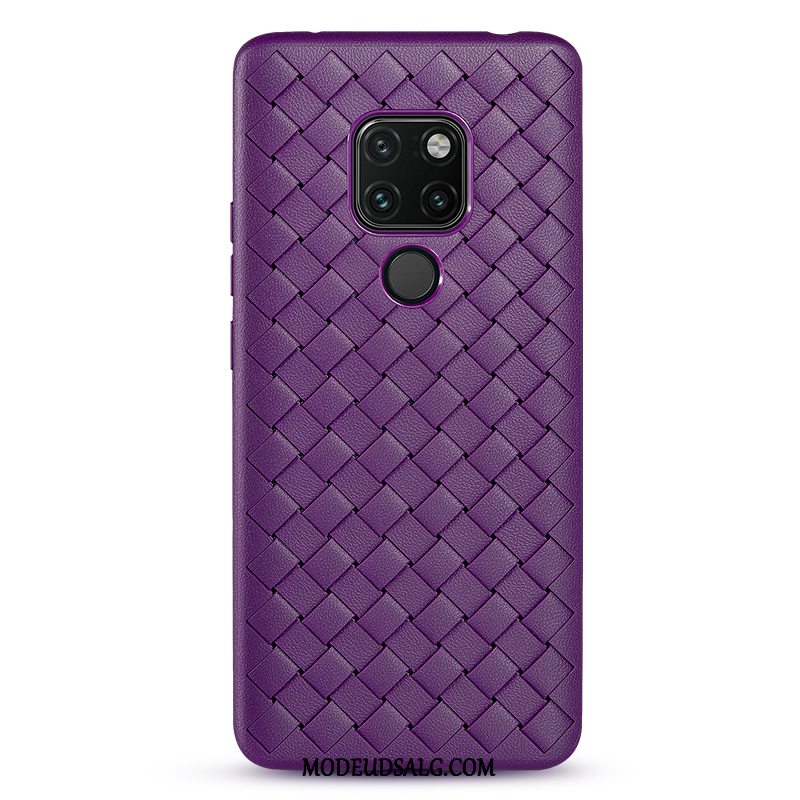 Huawei Mate 20 X Etui Alt Inklusive Cover Silikone Strikkede Læder