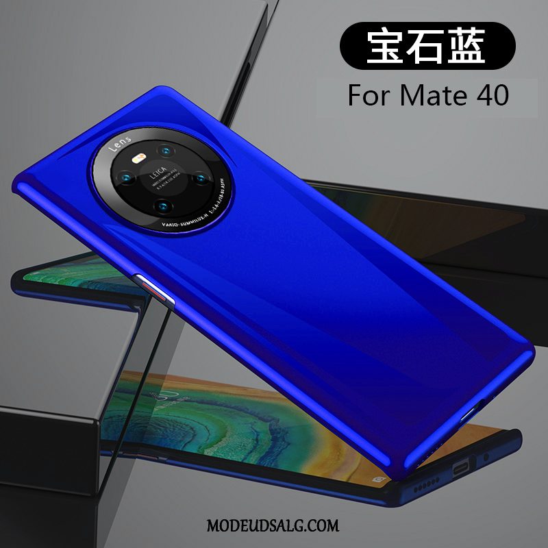 Huawei Mate 40 Etui Trend Ny Glas Anti-fald Blå