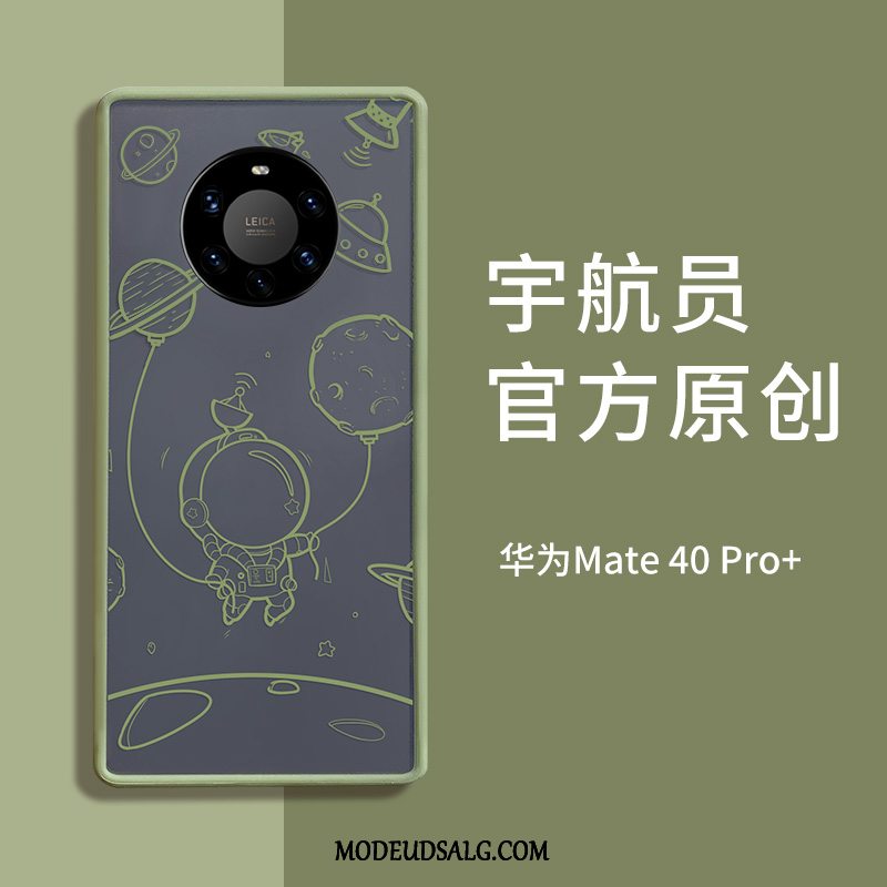 Huawei Mate 40 Pro+ Etui Simple Beskyttelse Cover Grøn Net Red