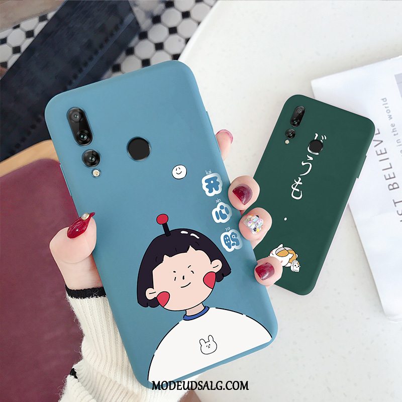 Huawei P Smart+ 2019 Etui / Cover Silikone Blå Tynd And Cartoon