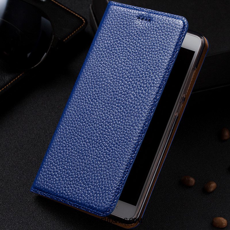 Huawei P Smart+ Etui Lædertaske Beskyttelse Folio Alt Inklusive Litchi
