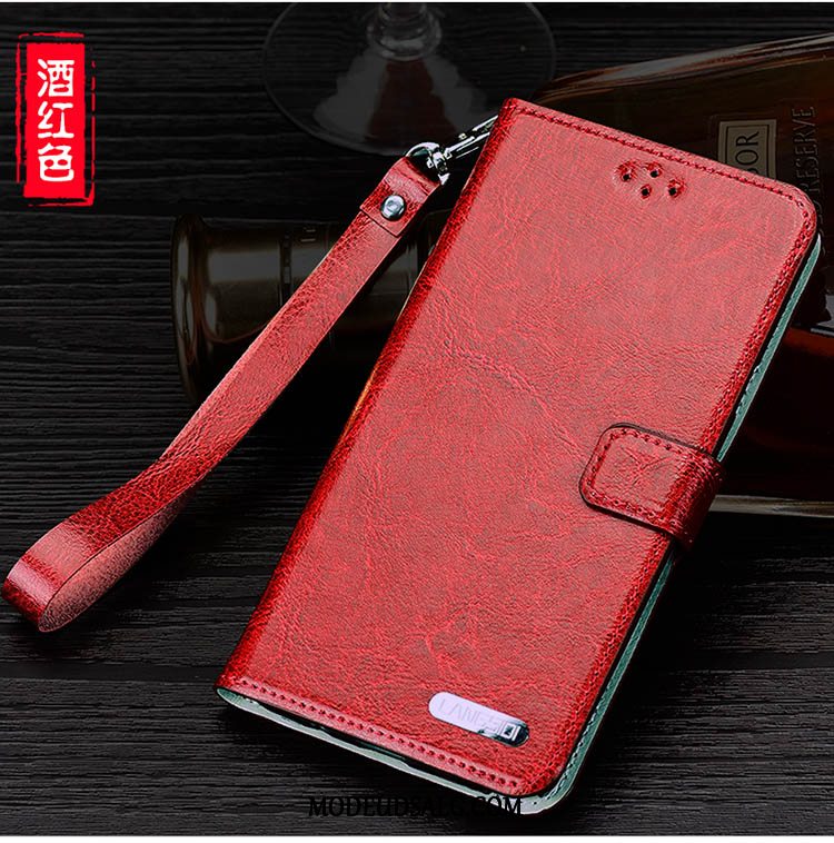 Huawei P10 Plus Etui Luksus Cover High End Clamshell Ægte Læder