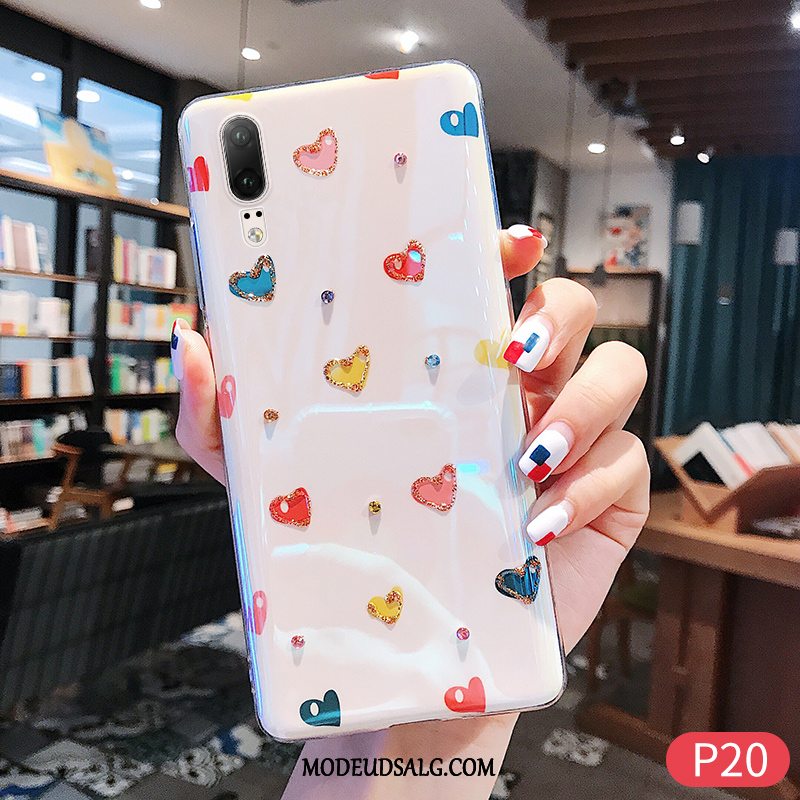 Huawei P20 Etui Anti-fald Trendy Silikone Cover Elskeren