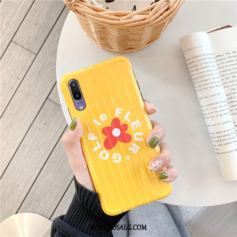 Huawei P20 Etui Net Red Rejse Af Personlighed Blomster Trend