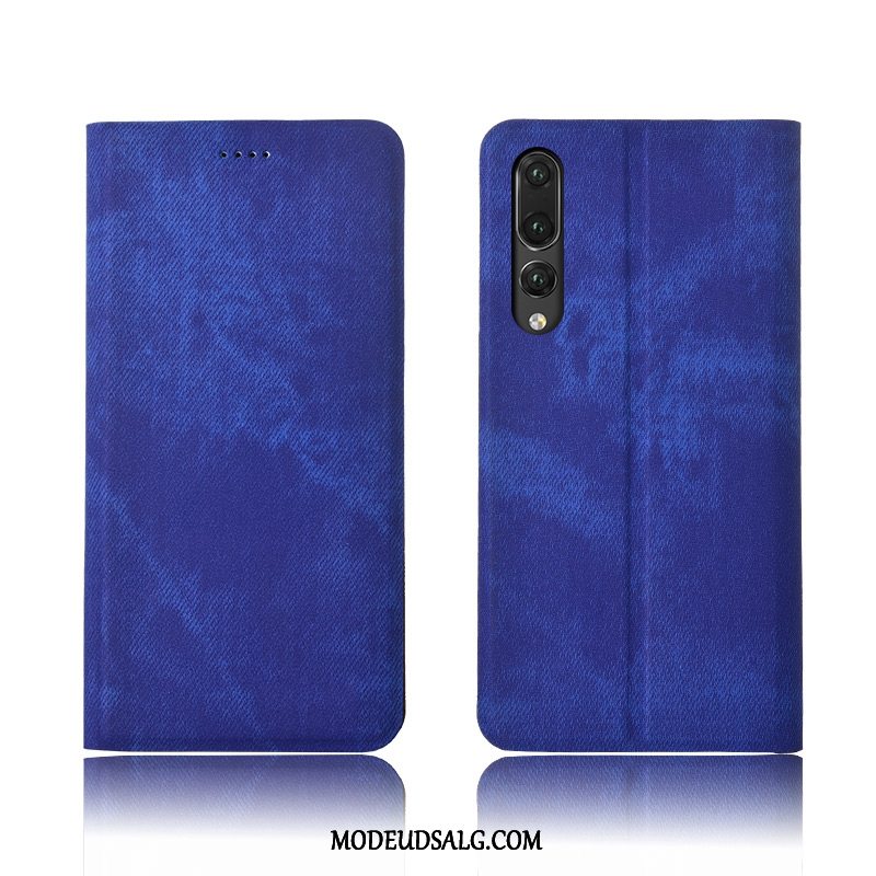 Huawei P20 Pro Etui Blå Cover Ny Alt Inklusive Denim