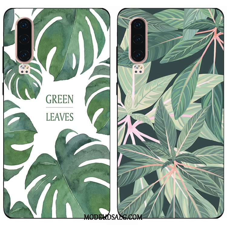 Huawei P30 Etui Beskyttelse Simple Af Personlighed Cover Plante