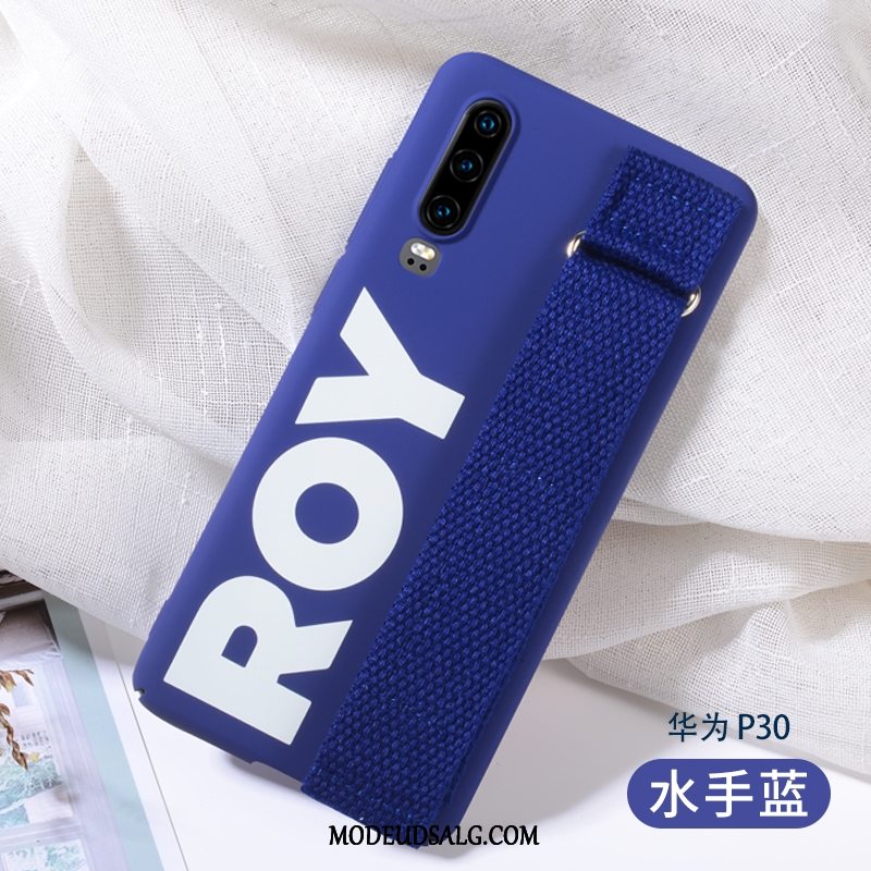 Huawei P30 Etui / Cover Af Personlighed Kreativ Beskyttelse Alt Inklusive Blå