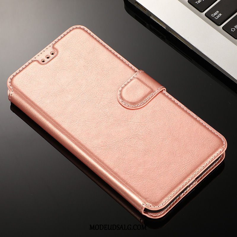 Huawei P30 Lite Etui / Cover Lyserød Kort Lædertaske Clamshell