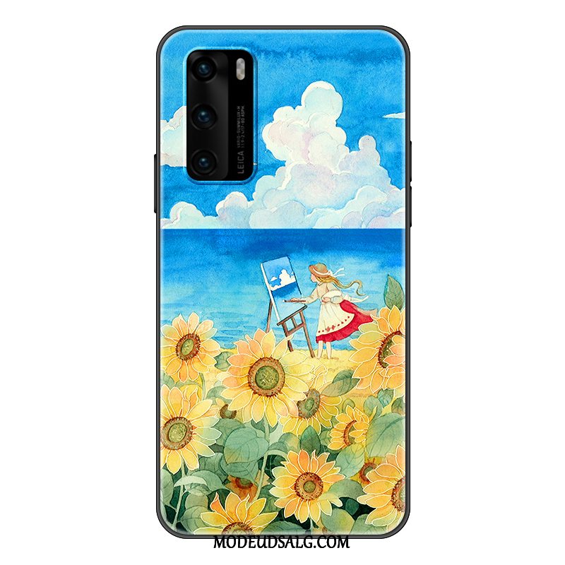 Huawei P40 Etui Original Af Personlighed Silikone Lille Sektion Nubuck