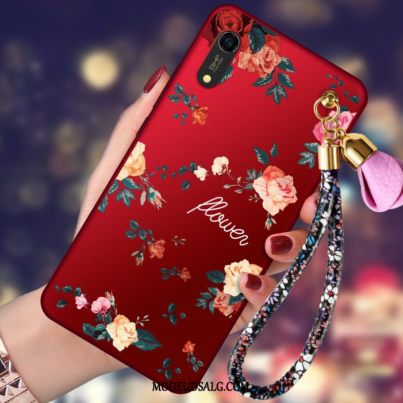 Huawei Y6 2019 Etui / Cover Rød Beskyttelse Silikone Anti-fald