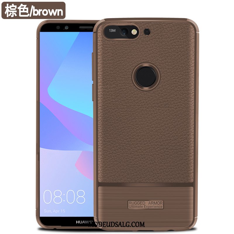 Huawei Y7 2018 Etui Silikone Mønster Anti-fald Cover Alt Inklusive