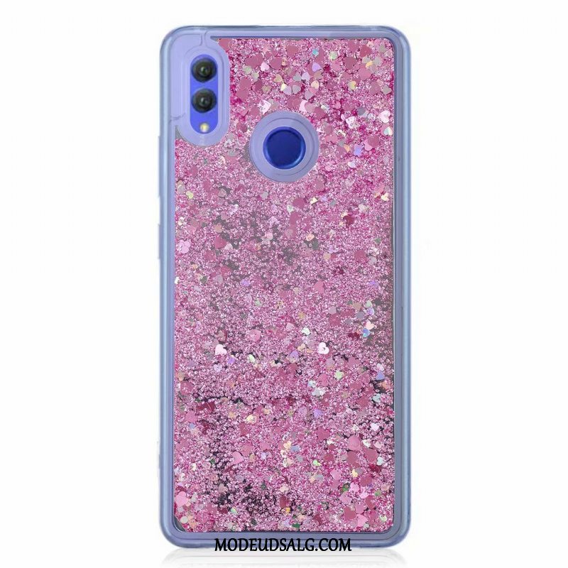 Huawei Y7 2019 Etui Quicksand Lyserød Beskyttelse Cover Alt Inklusive