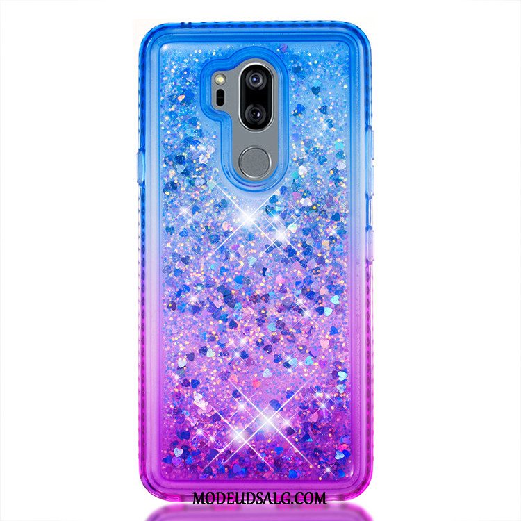 Lg G7 Thinq Etui Cover Lilla Farve Pulver Anti-fald