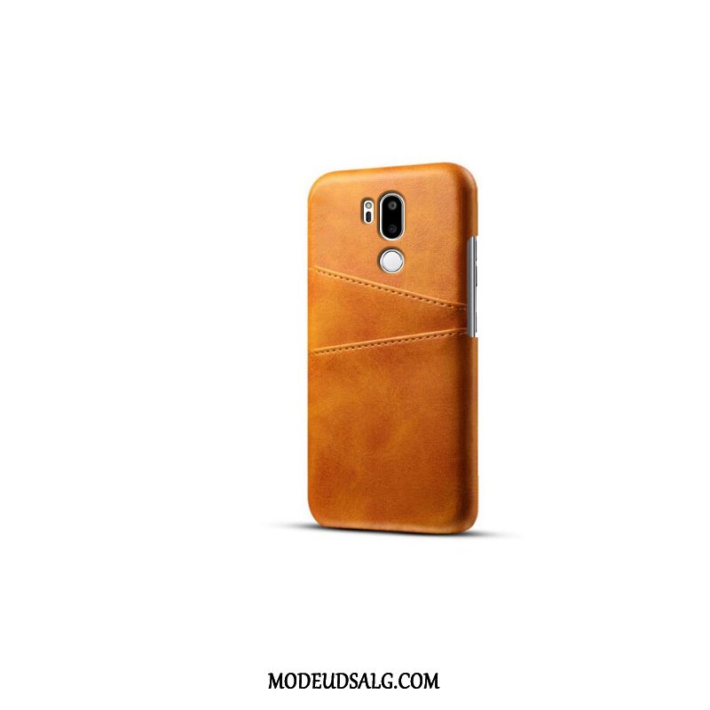 Lg G7 Thinq Etui Lædertaske Trend Beskyttelse Kort Cover