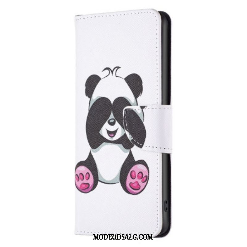 Læder Cover Samsung Galaxy A14 / A14 5G Panda