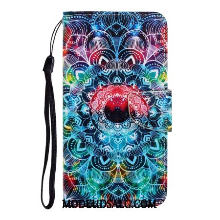 Læder Cover Samsung Galaxy A16 5g Telefon Etui Mandala Mønster