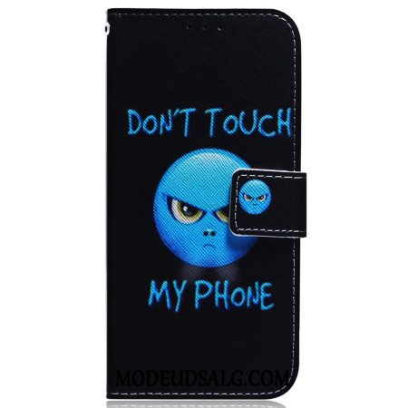 Læder Cover Samsung Galaxy A55 5g Telefon Etui Emoji-telefon Rør Ikke Ved Min Telefon