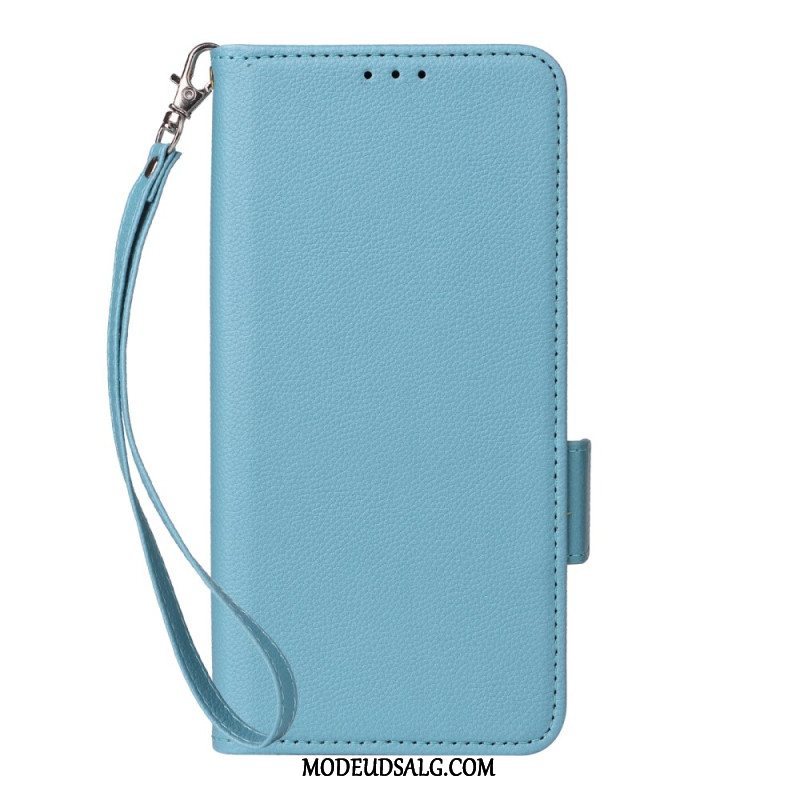 Læder Cover Samsung Galaxy A55 5g Telefon Etui Ultratynd Rem