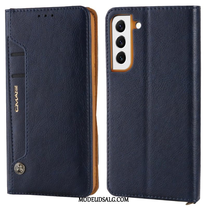 Læder Cover Samsung Galaxy S24 Plus 5g Telefon Etui Med Fotoslots