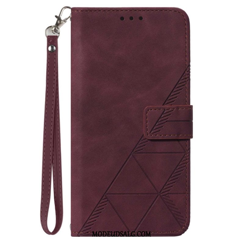 Læder Cover Samsung Galaxy Z Fold 6 Telefon Etui Remtrekanter