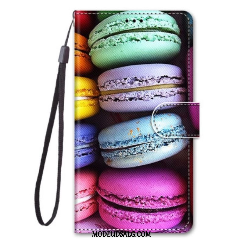 Læder Cover Sony Xperia 5 IV Macarons