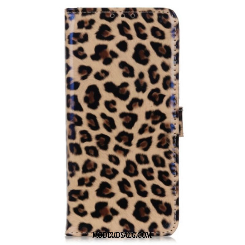 Læder Cover Xiaomi 13 Lite Leopard