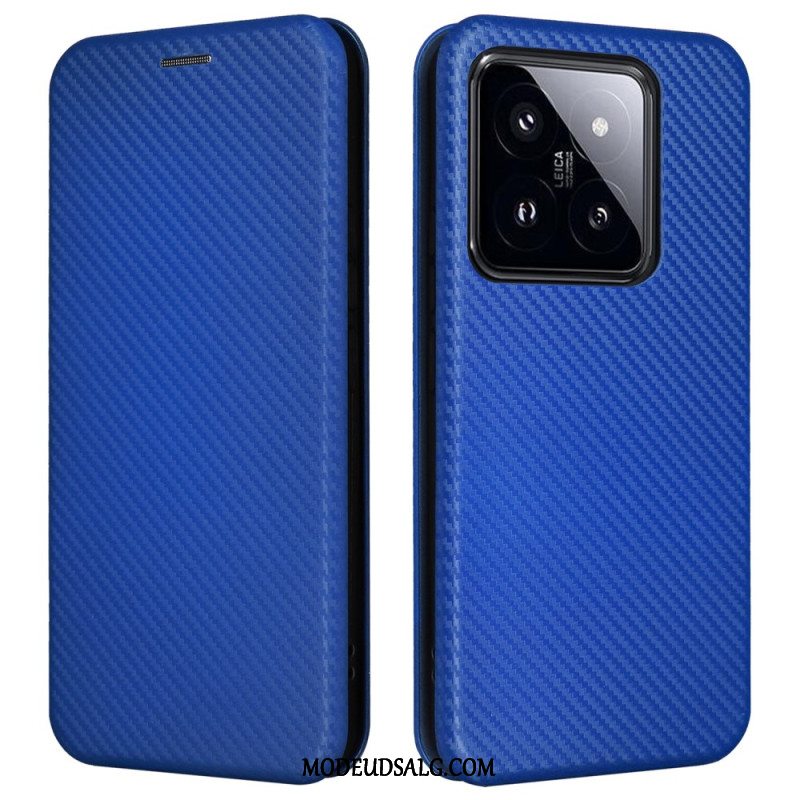 Læder Cover Xiaomi 14 Pro Kulfiber