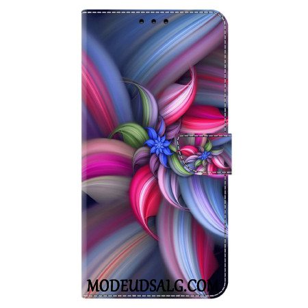 Læder Cover Xiaomi 14 Pro Telefon Etui Farverige Blomster