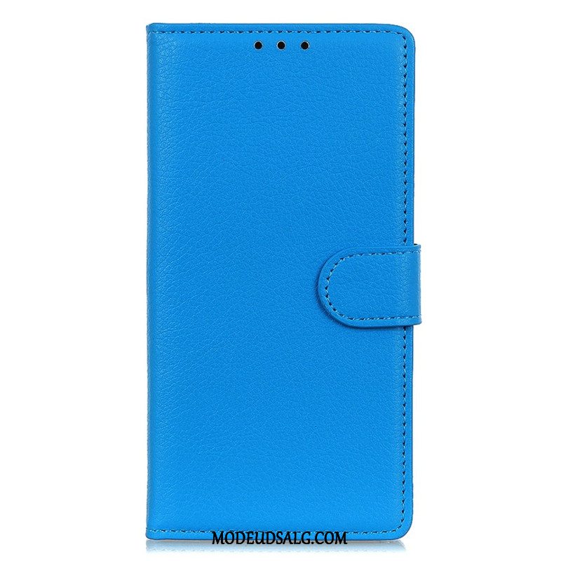 Læder Cover Xiaomi 14 Telefon Etui Traditionelt Kunstlæder