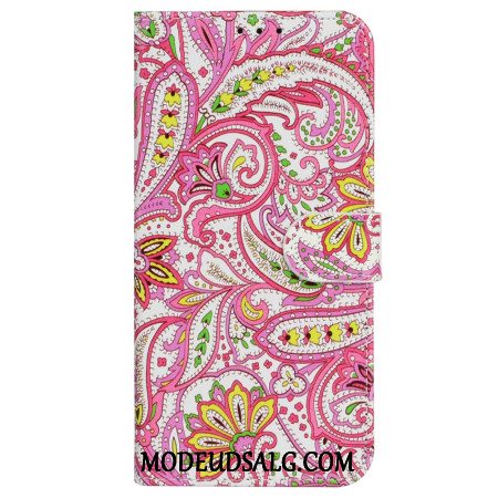 Læder Cover Xiaomi 14t Pro Telefon Etui Premium Blomster