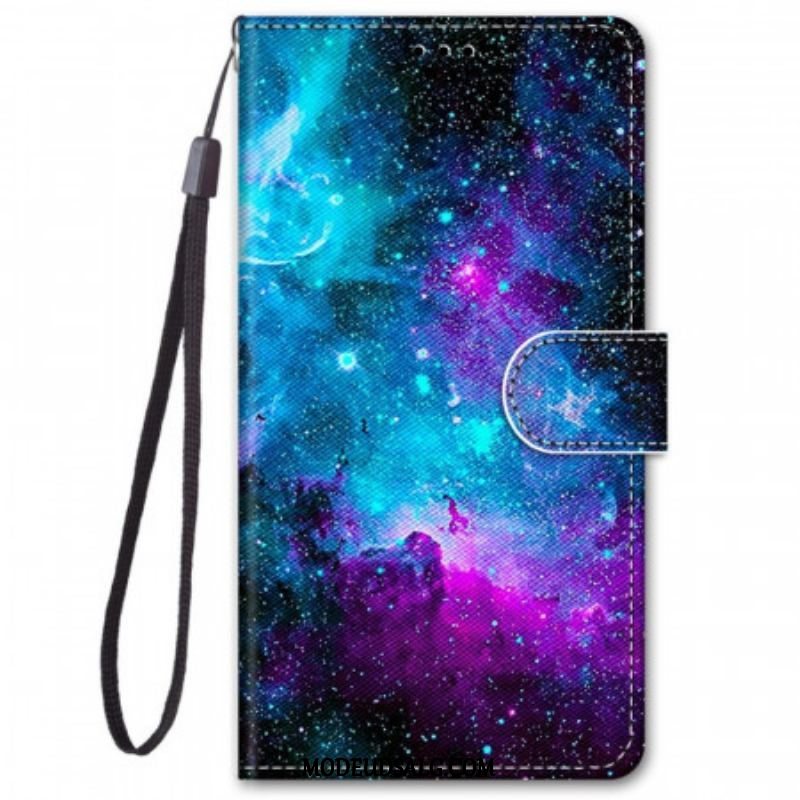 Læder Cover Xiaomi Redmi Note 11 Pro Plus 5G Kosmisk Himmel