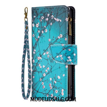 Læder Cover Xiaomi Redmi Note 13 Pro 5g Telefon Etui Blommeblomst Tegnebog