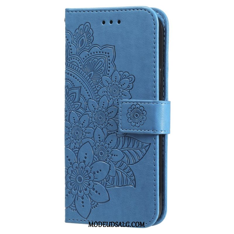 Læder Cover Xiaomi Redmi Note 13 Pro 5g Telefon Etui Mandala Med Snor