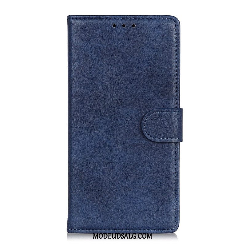 Læder Cover Xiaomi Redmi Note 13 Pro 5g Telefon Etui Mat Kunstlæder