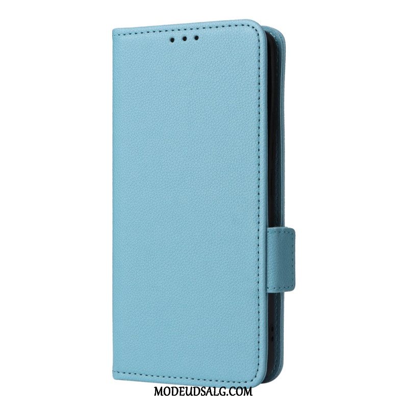 Læder Cover Xiaomi Redmi Note 13 Pro Plus 5g Ultratynd Med Rem