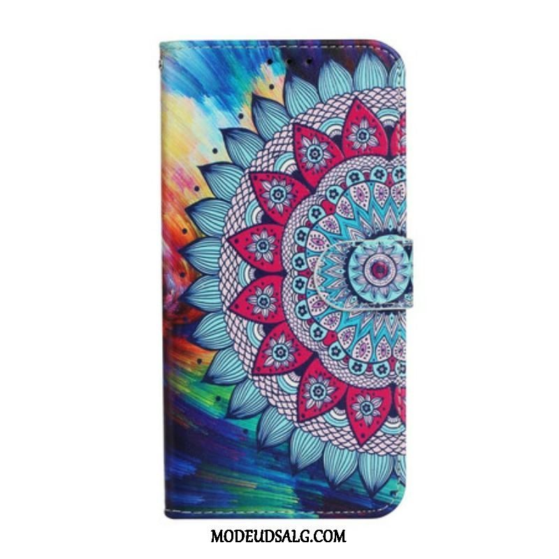 Læder Cover iPhone 13 Mini Ultra Farverig Mandala