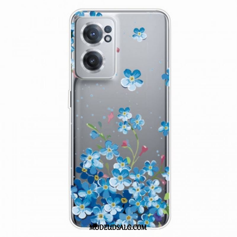 Mobilcover OnePlus Nord CE 2 5G Blå Blomster