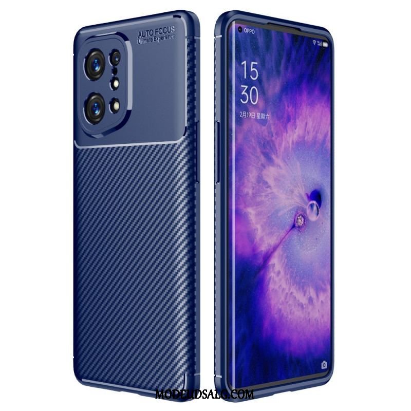 Mobilcover Oppo Find X5 Kulfiberslange