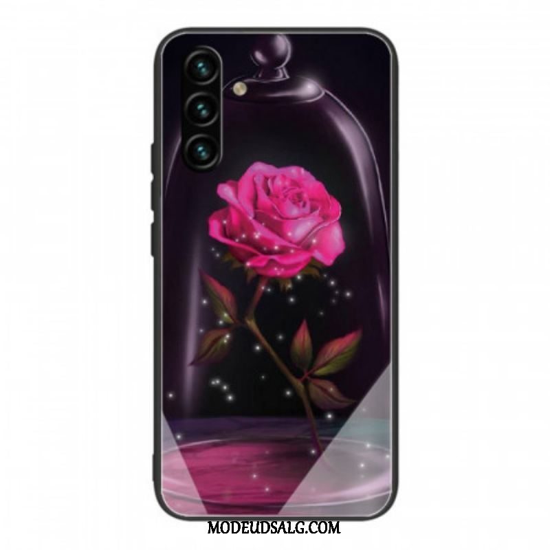 Mobilcover Samsung Galaxy A13 5G / A04s Magic Pink Hærdet Glas