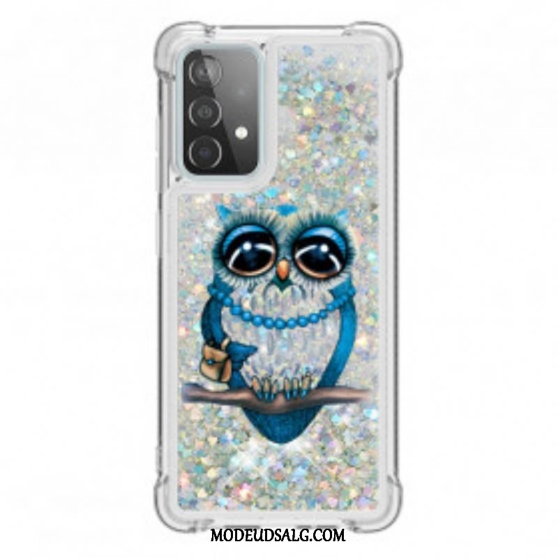 Mobilcover Samsung Galaxy A52 4G / A52 5G / A52s 5G Miss Owl Pailletter