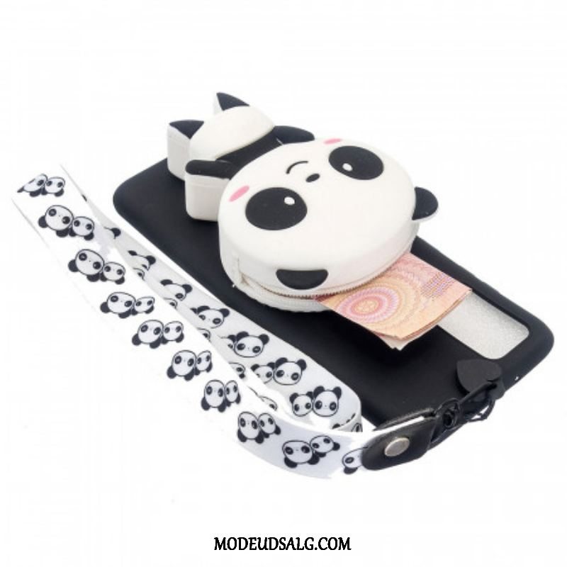 Mobilcover Samsung Galaxy A53 5G 3d Panda Med Karabinhage