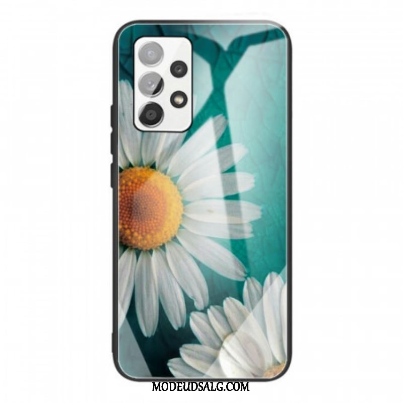 Mobilcover Samsung Galaxy A53 5G Daisy Hærdet Glas