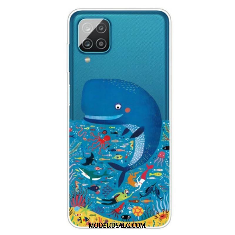 Mobilcover Samsung Galaxy M12 / A12 Marine Verden