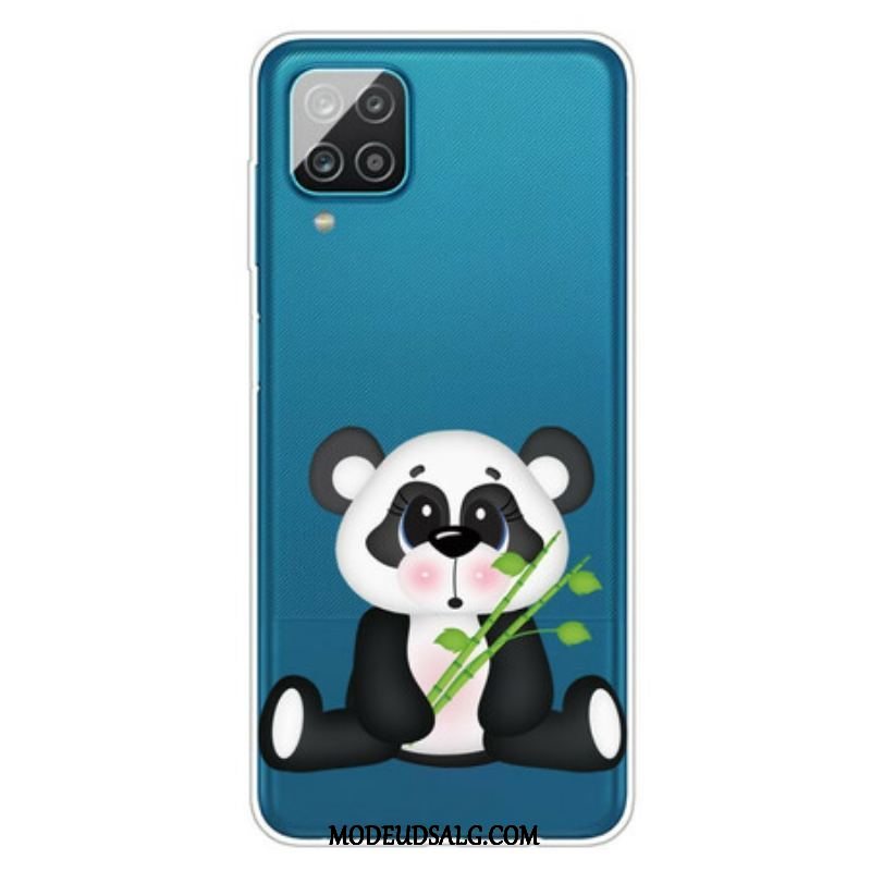 Mobilcover Samsung Galaxy M12 / A12 Sømløs Sad Panda