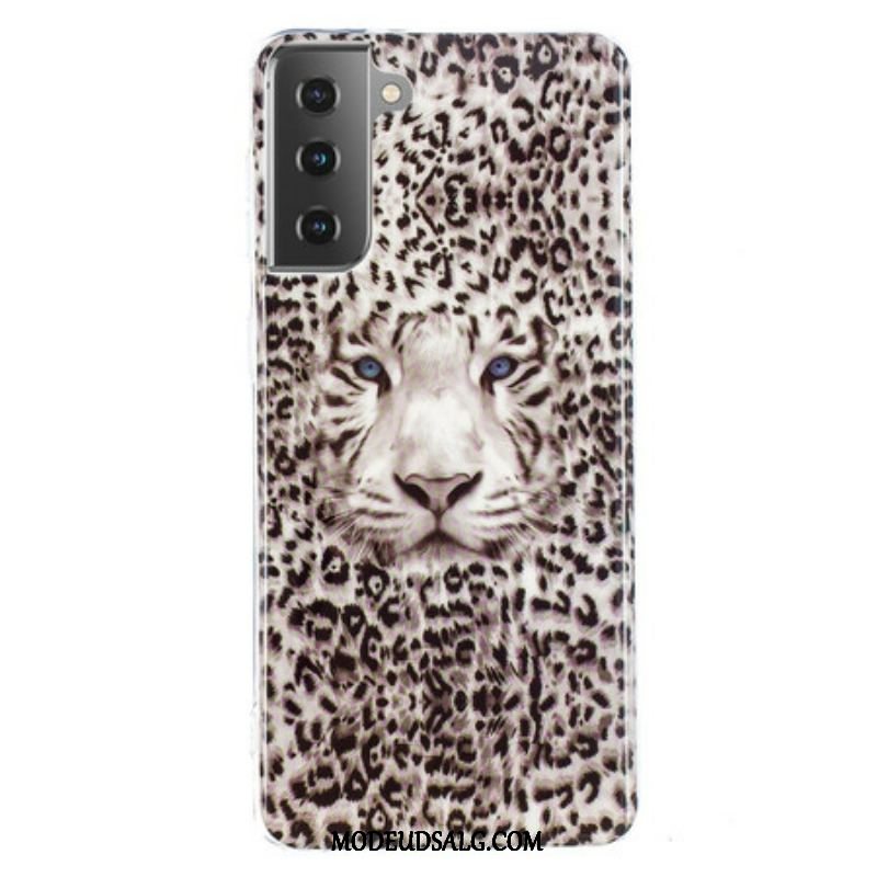 Mobilcover Samsung Galaxy S21 5G Leopard Fluorescerende