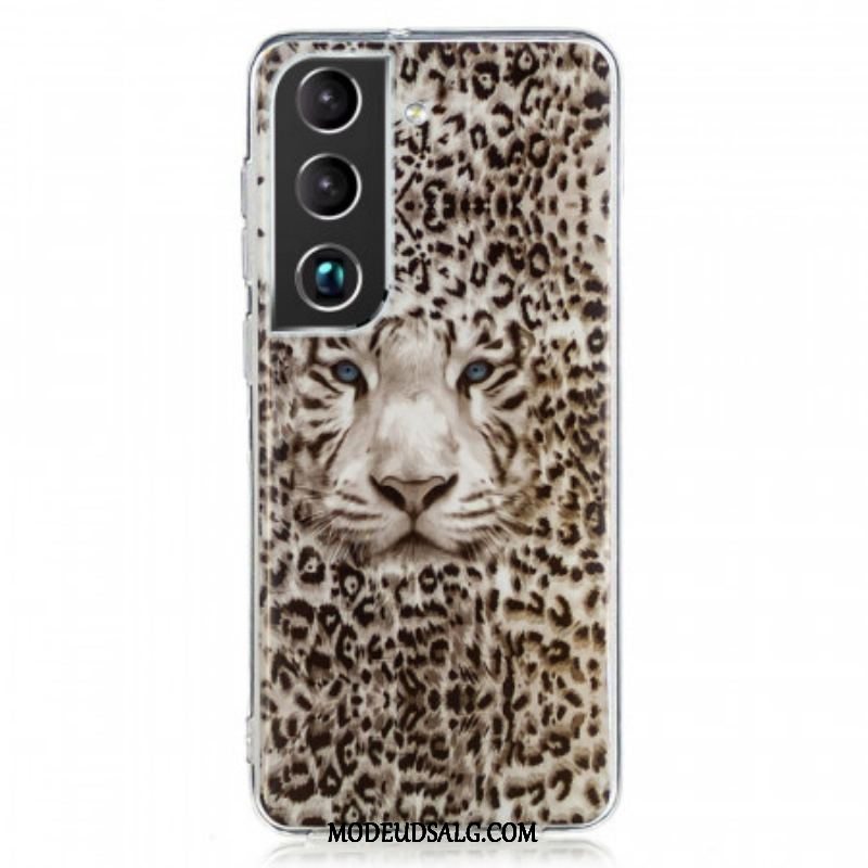 Mobilcover Samsung Galaxy S22 5G Leopard Fluorescerende