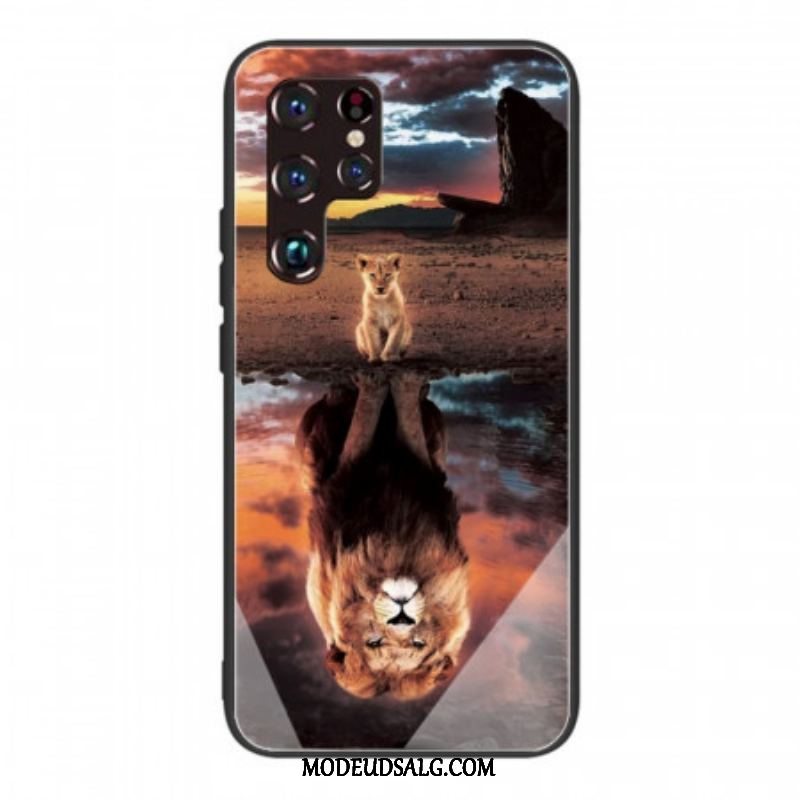 Mobilcover Samsung Galaxy S22 Ultra 5G Lion Cub's Dream Hærdet Glas