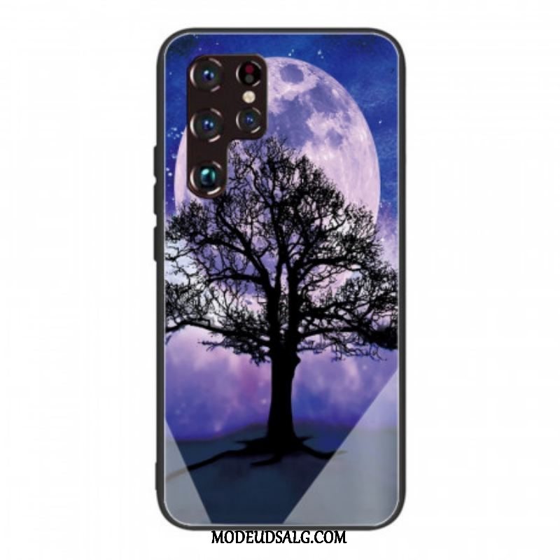 Mobilcover Samsung Galaxy S22 Ultra 5G World Tree Hærdet Glas