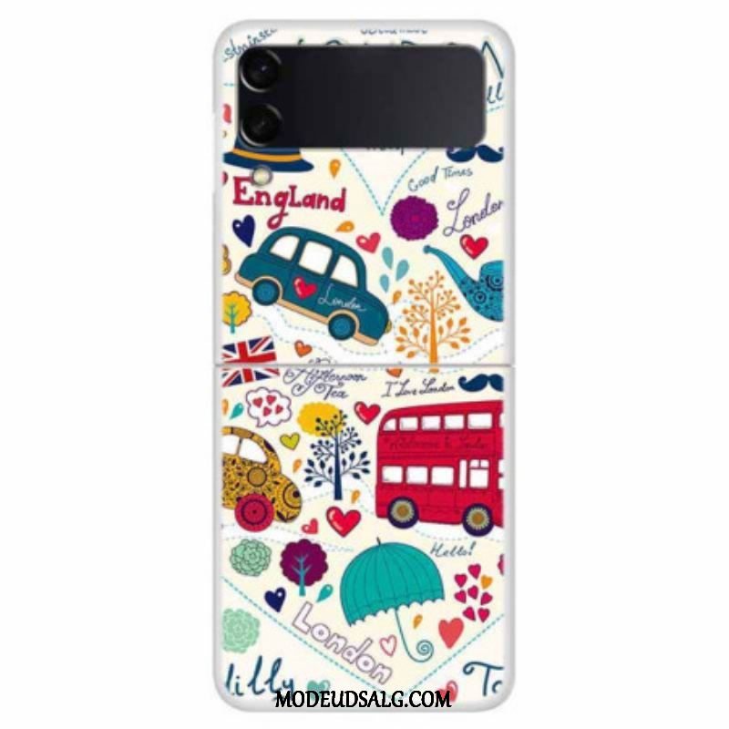 Mobilcover Samsung Galaxy Z Flip 4 Flip Cover London Liv