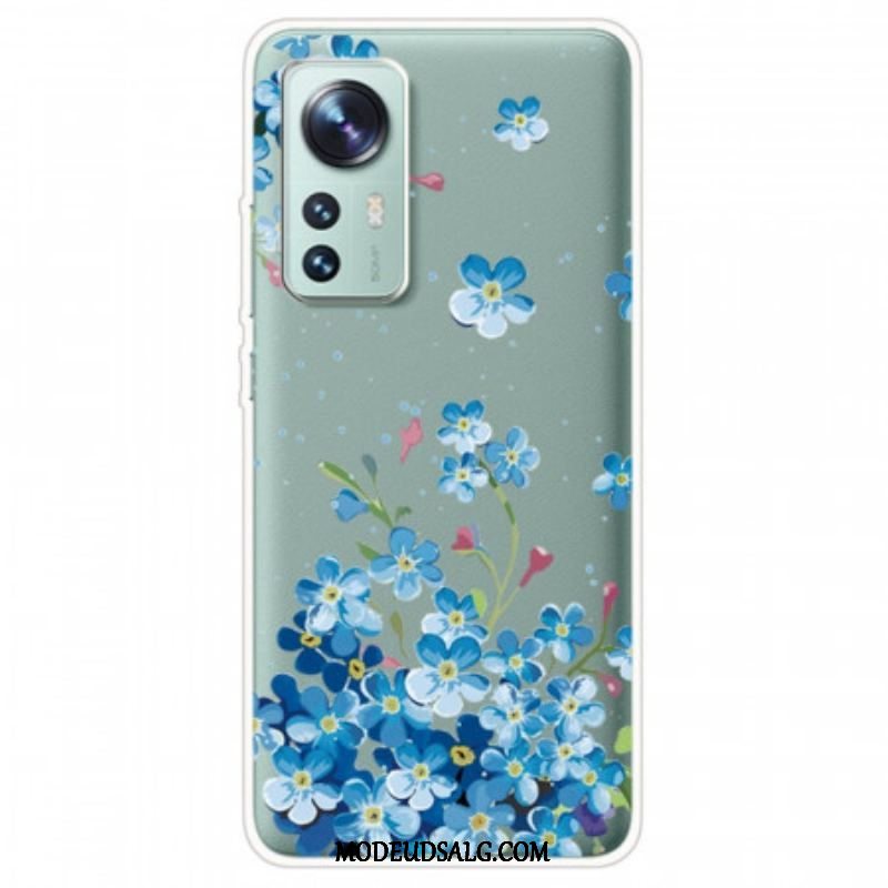 Mobilcover Xiaomi 12 / 12X Buket Blå Blomster